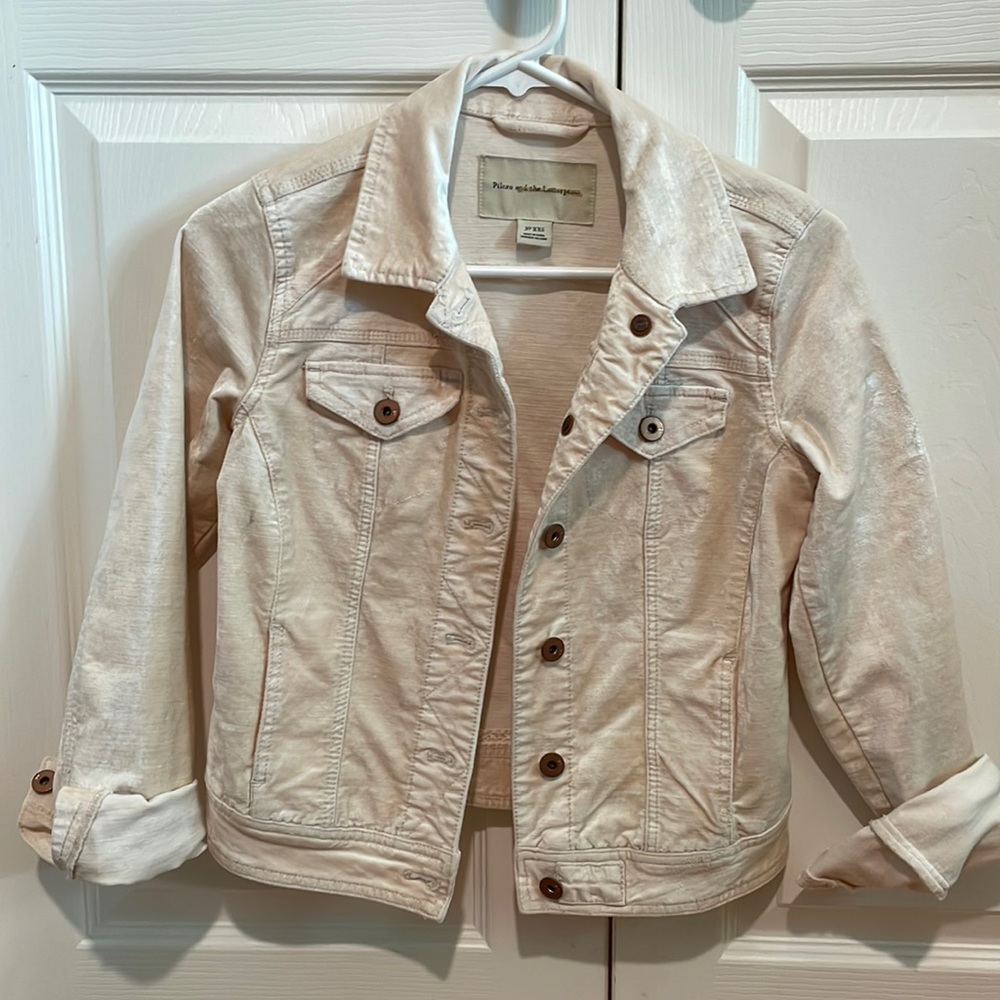 Pilcro velvet jacket